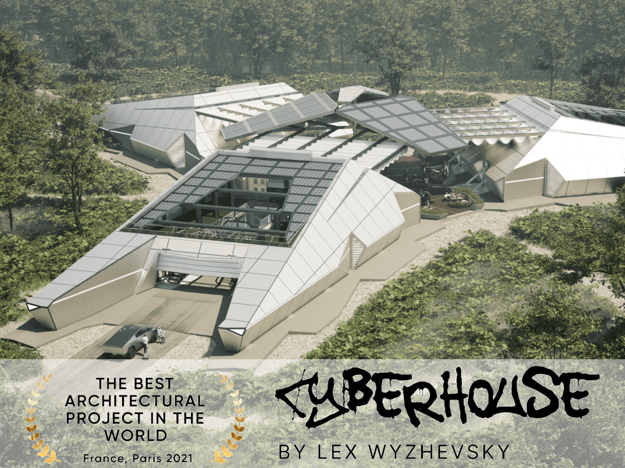 the most recognizable futuristic author's architecture in the world