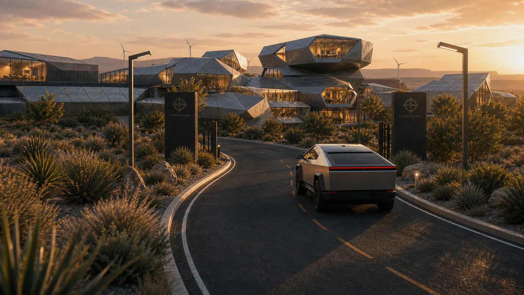 Cyber Village pilot settlement gate