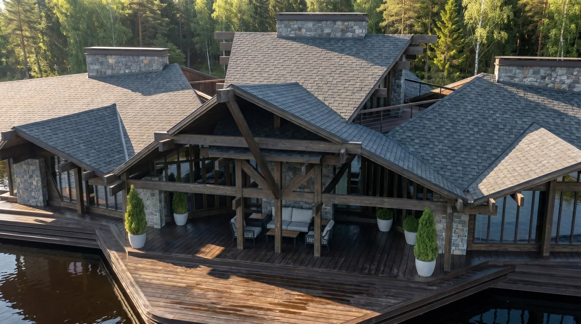 HOUSE BOAT in the style of a chalet gallery image 6.1