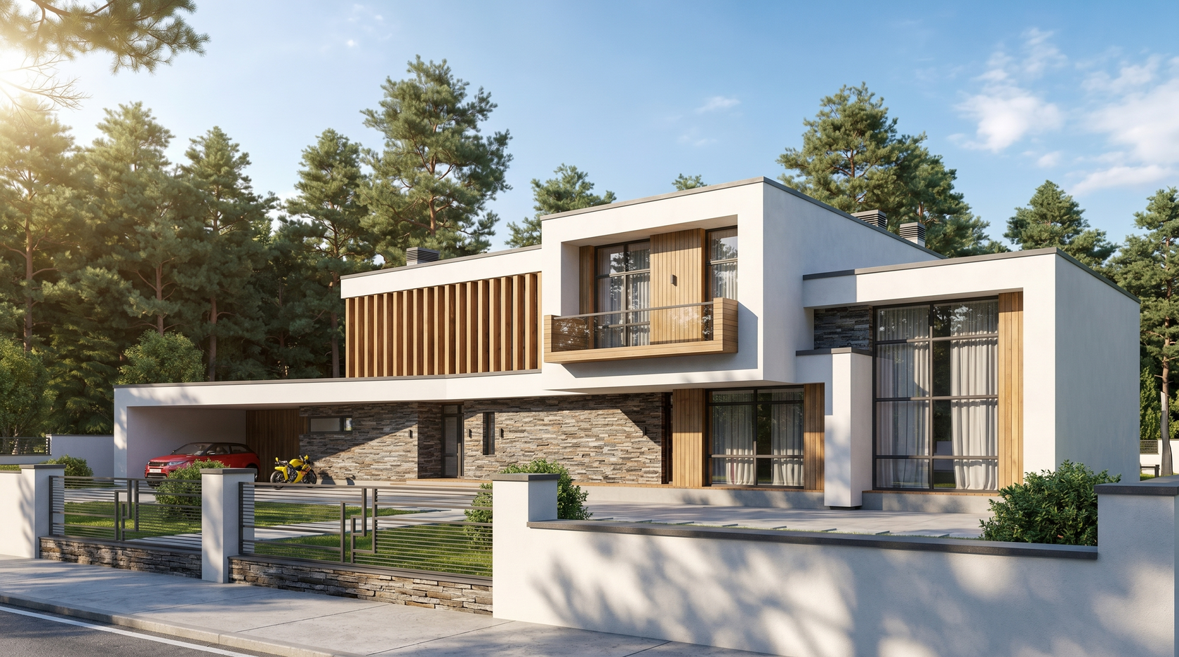 Modern High-Tech Individual House gallery image 2.1