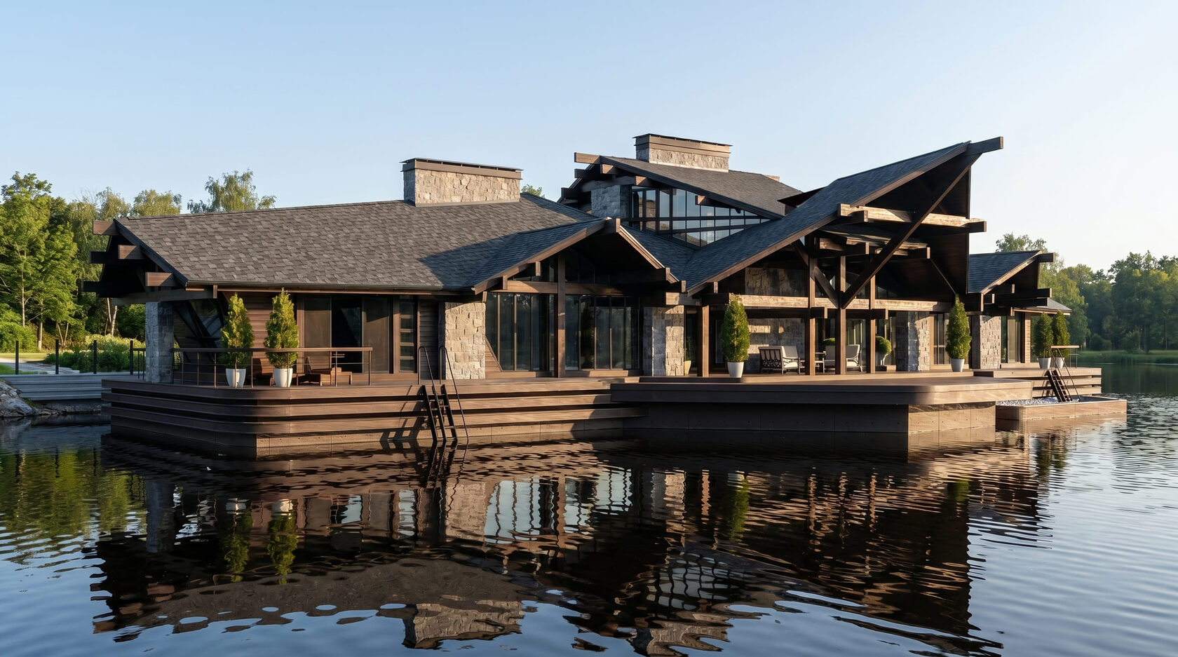 House Boat in the Style of a Chalet gallery image 6.2