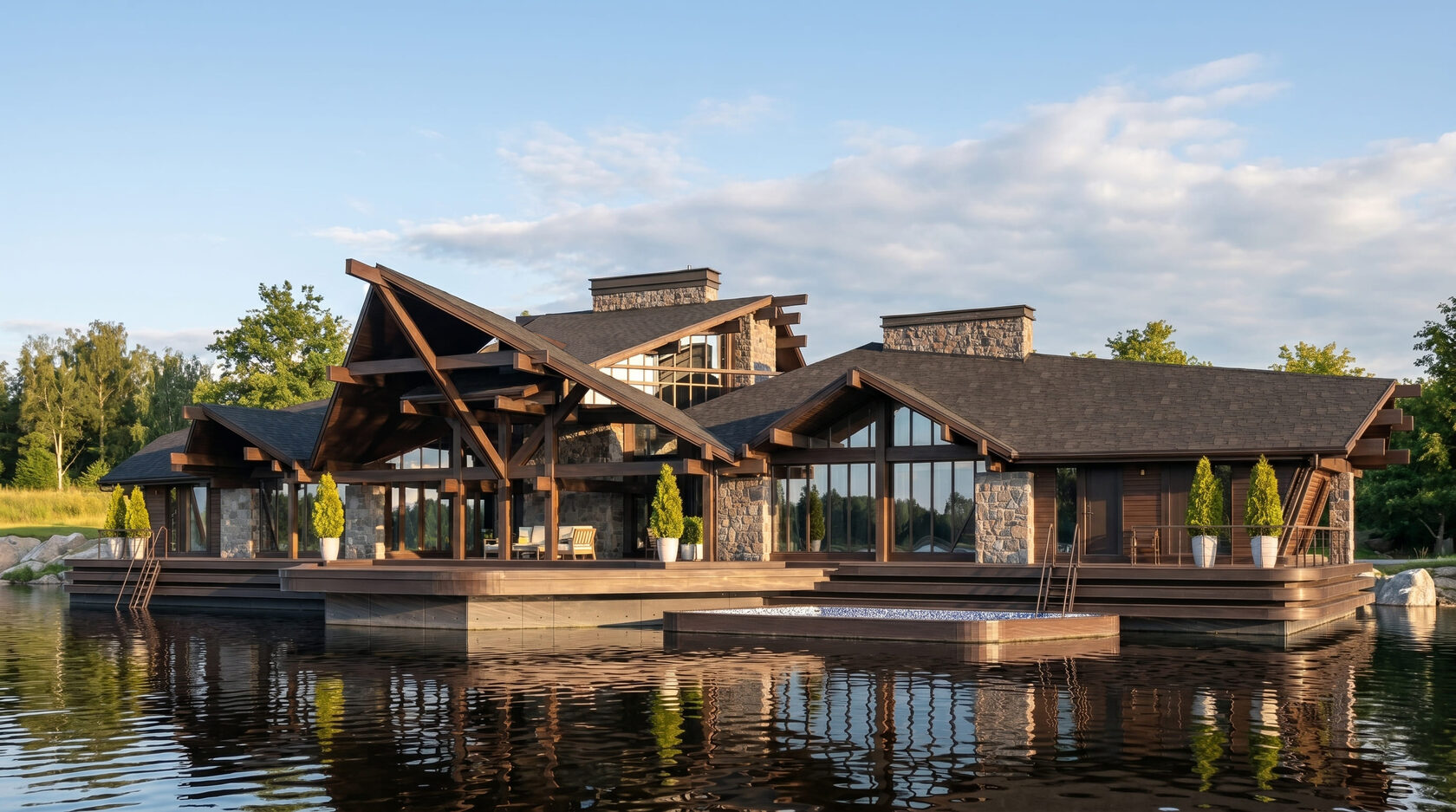 House Boat in the Style of a Chalet gallery image 6.1