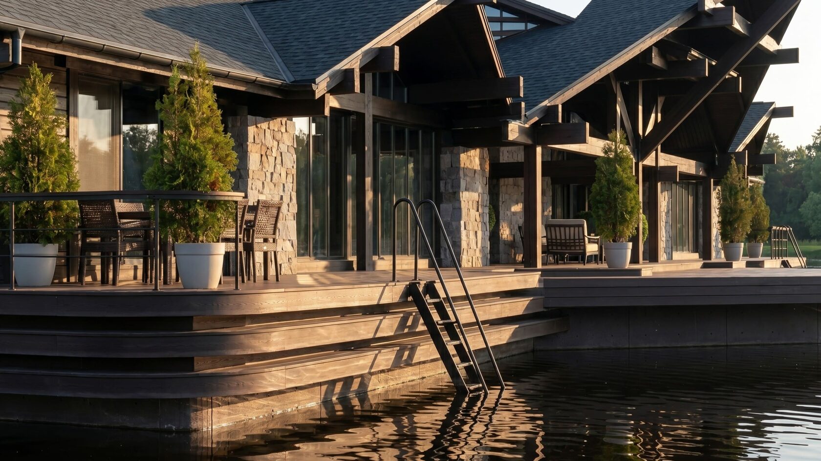 House Boat in the Style of a Chalet gallery image 7.1
