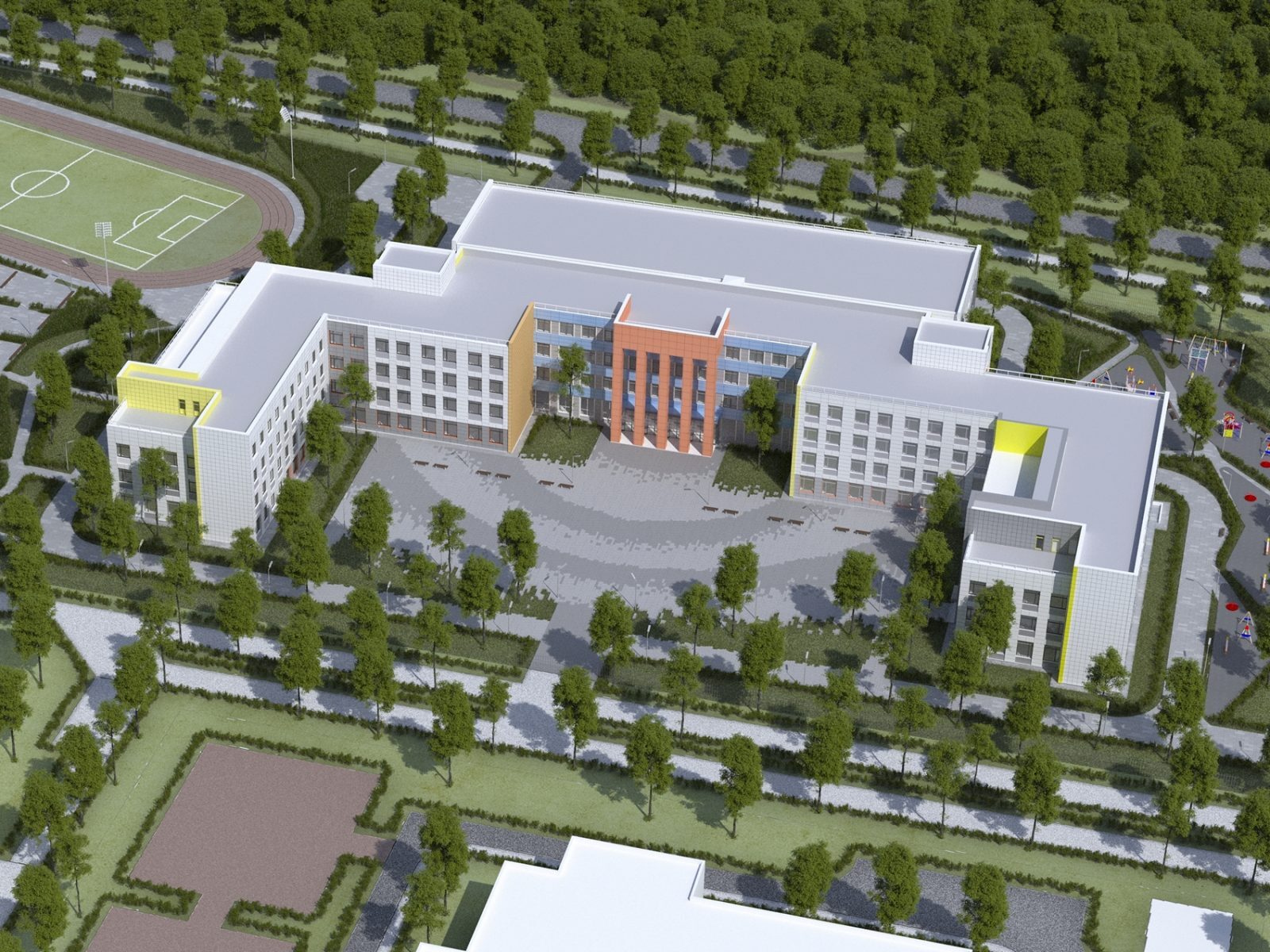 School for 1100 Students gallery image 2.2